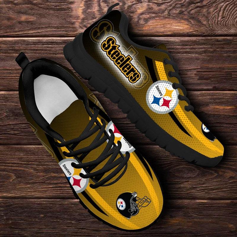 Pittsburgh Steelers Fading NLF Sneaker Shoes For Men Women Fans by Crocs
