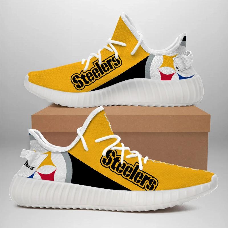 Pittsburgh Steelers NFL 350v Yeezy Sneakers For Men Women Fans by Crocs