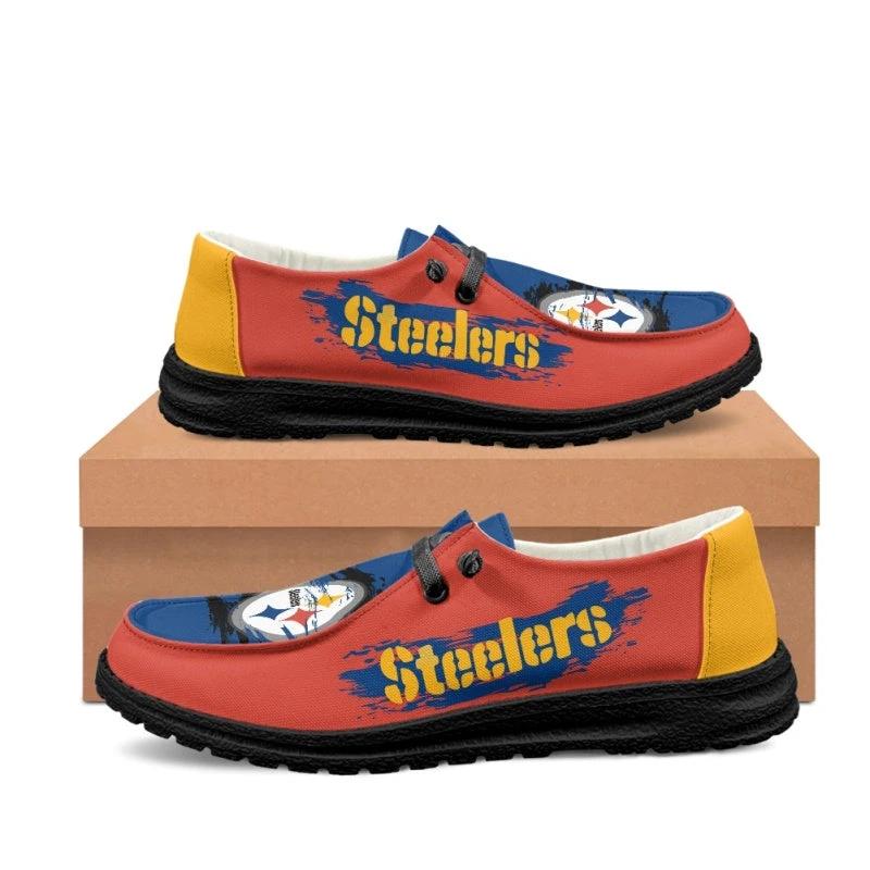 Pittsburgh Steelers V1 BZ15 Sneakers Shoes For Men Women Fans by Crocs