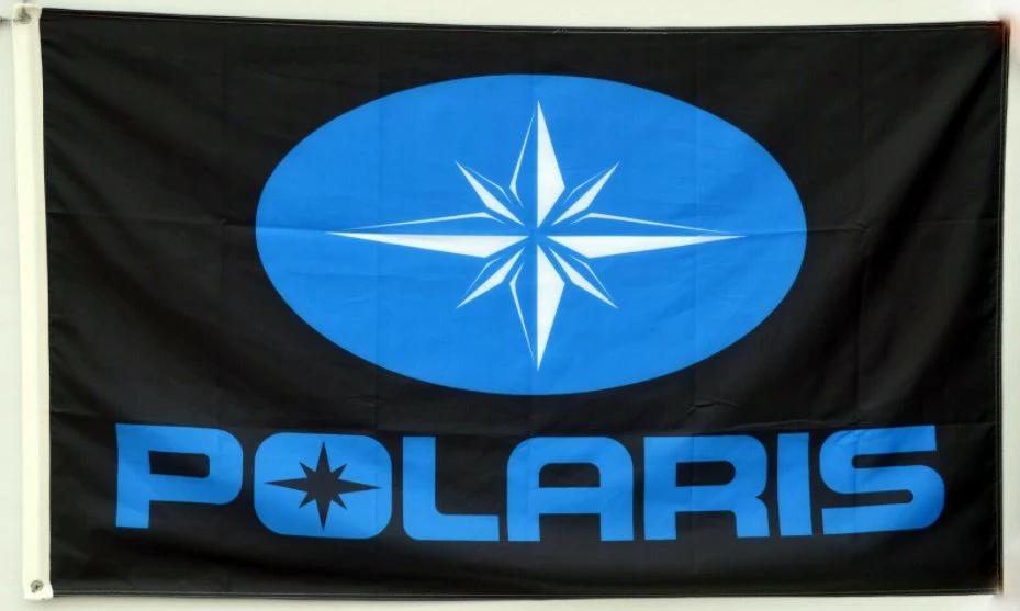 Polaris Flag ATV Off Road Jet Ski Black 3X5 Ft Polyester Banner USA 90x150cm by flagsjustdoit