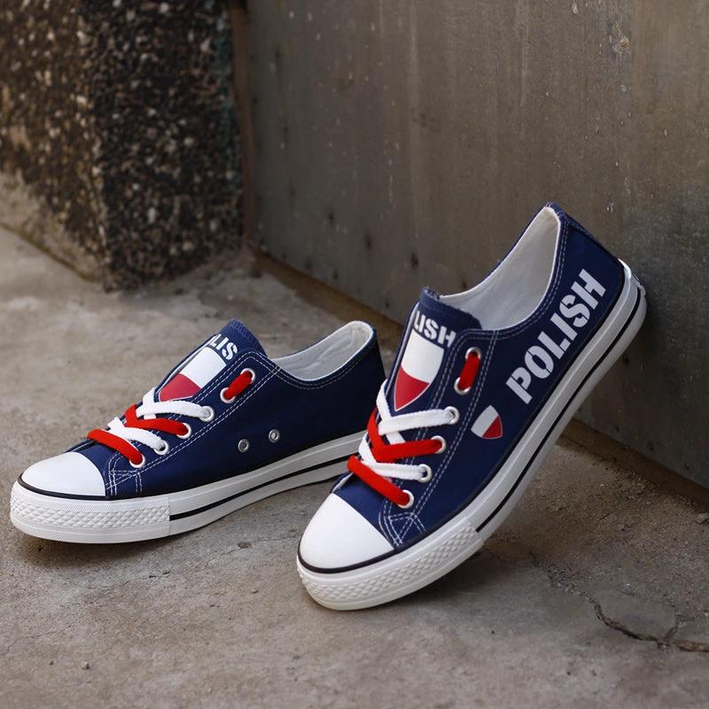 Polish Canvas Sneakers Shoes For Men Women Fans by Crocs