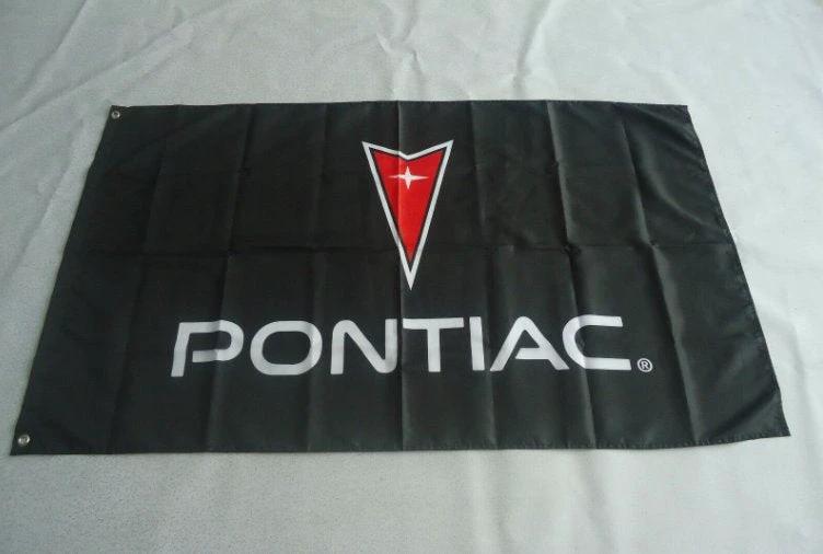 Pontiac Flag 3X5 Ft Polyester Banner USA 90x150cm by flagsjustdoit