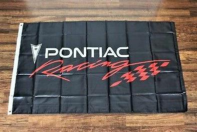 Pontiac Racing Car Flag 3X5 Ft Polyester Banner USA 90x150cm by flagsjustdoit