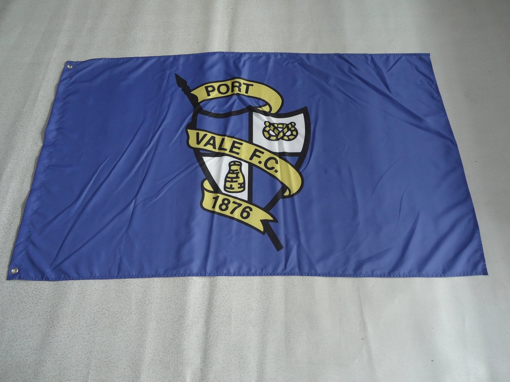 Port Vale Flag-3x5ft Banner-100% polyester by flagsshop