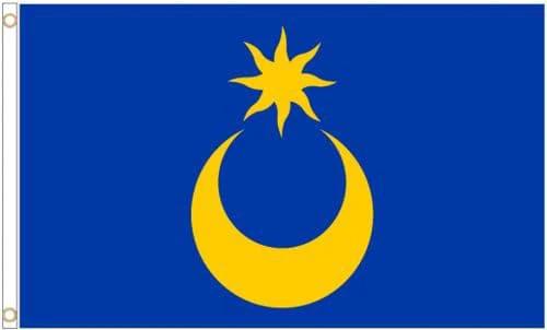 Portsmouth City Polyester Flag 3x5ft Banner Polyester by flagsjustdoit