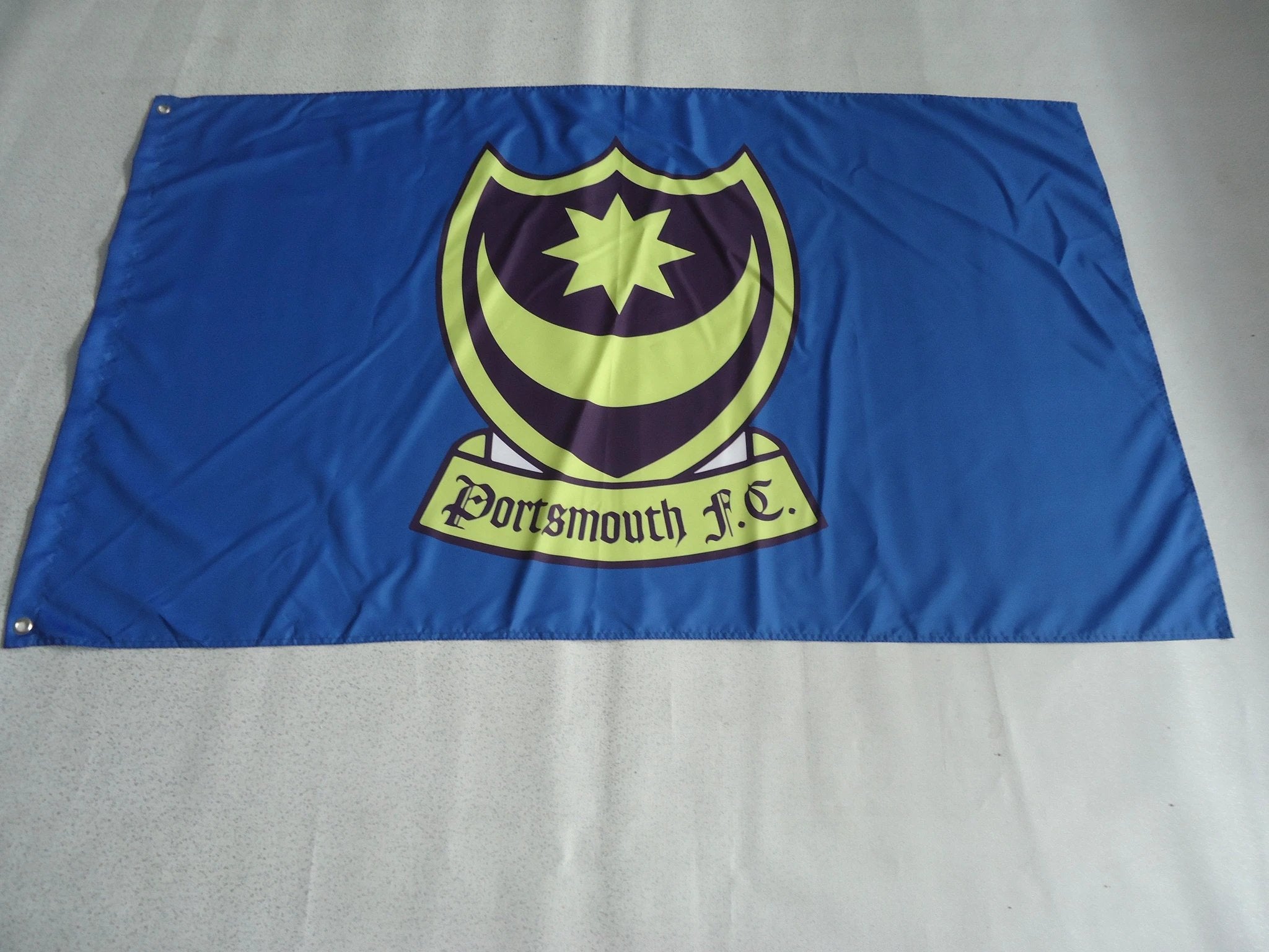 Portsmouth Football Club Flag-3x5ft Banner-100% polyester by flagsshop