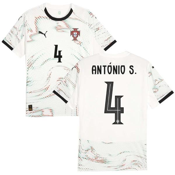 Portugal 2025 Away Antonio S. #4 Jersey by Soccer Jersey