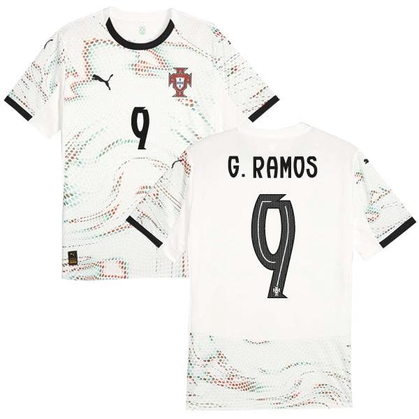 Portugal 2025 Away G. Ramos #9 Jersey by Soccer Jersey