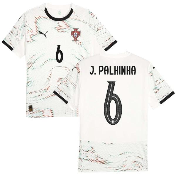 Portugal 2025 Away J. Palhinha #6 Jersey by Soccer Jersey