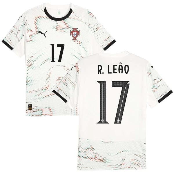 Portugal 2025 Away R. Leao #17 Jersey by Soccer Jersey