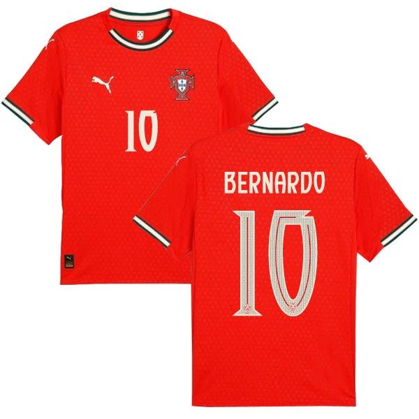 Portugal 2025 Home Bernardo #10 Jersey by Soccer Jersey