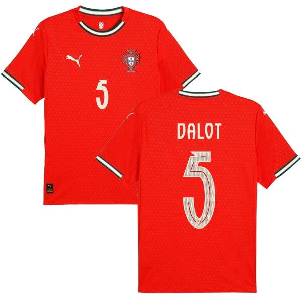 Portugal 2025 Home Dalot #5 Jersey by Soccer Jersey