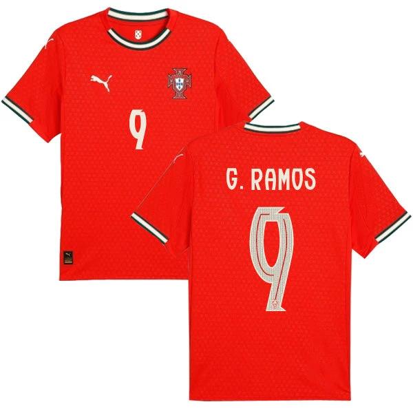 Portugal 2025 Home G. Ramos #9 Jersey by Soccer Jersey