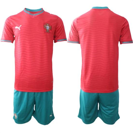 Portugal Bland Or Custom Jersey National Team x World Cup 2026 Home Red On Eusebio special edition Soccer by Soccer Jersey