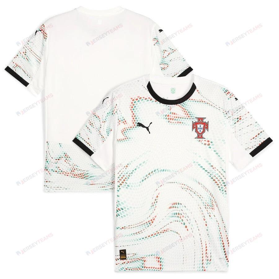 Portugal National Team 2025-26 Away Men Jersey – White by Soccer Jersey