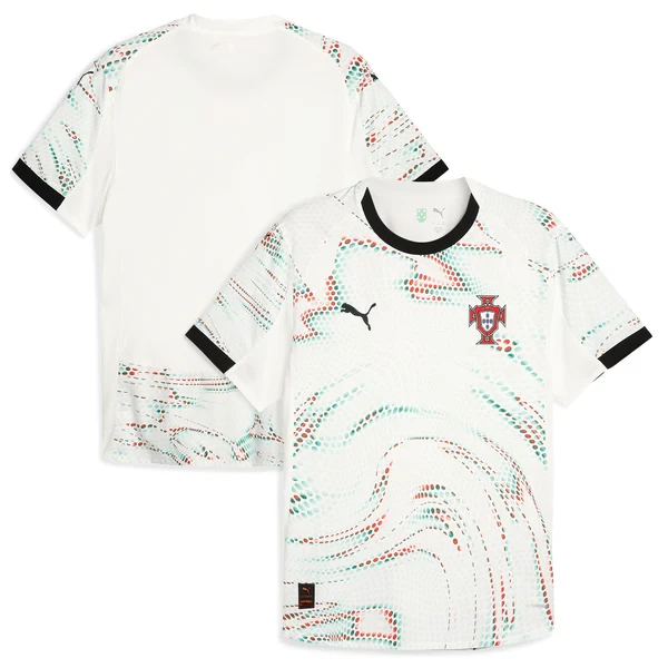 Portugal National Team 2025 Away Jersey – White by Soccer Jersey