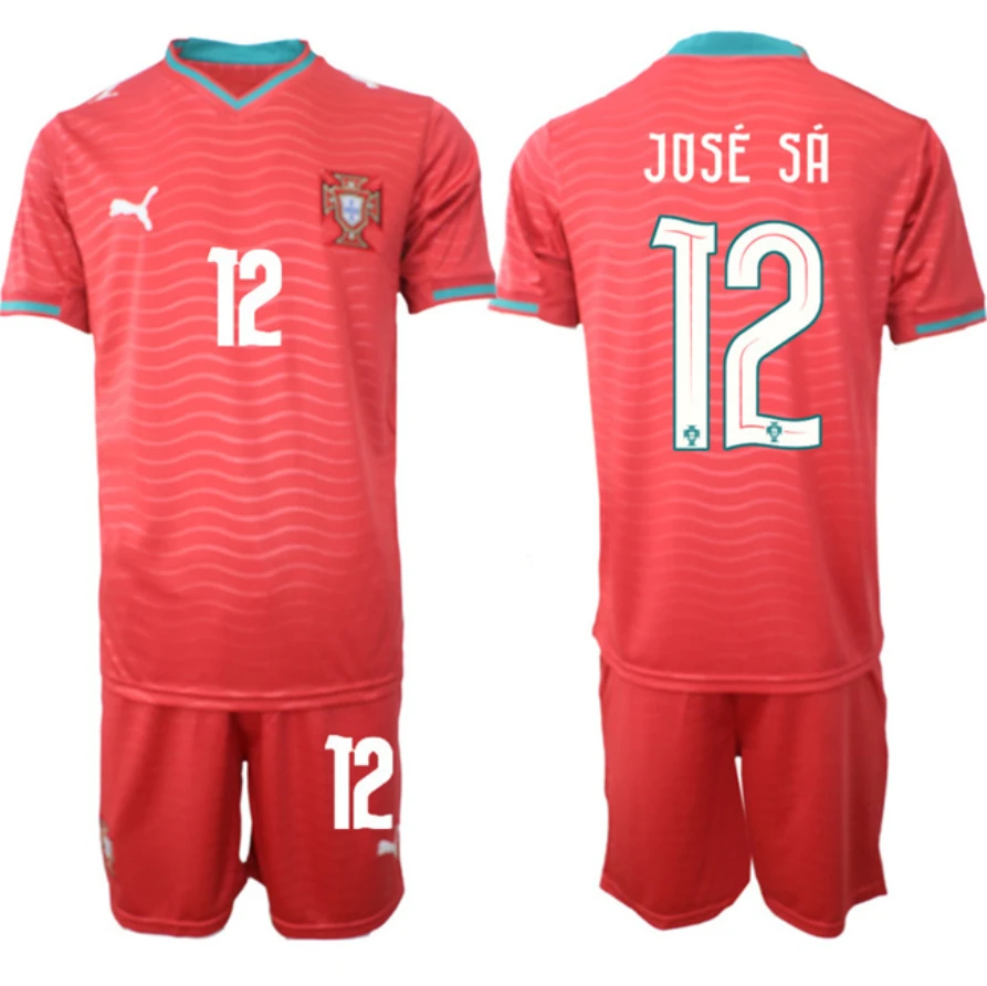 Portugal Team #12 José Sá Red 2026 World Cup Home Soccer Jersey Suit by Soccer Jersey
