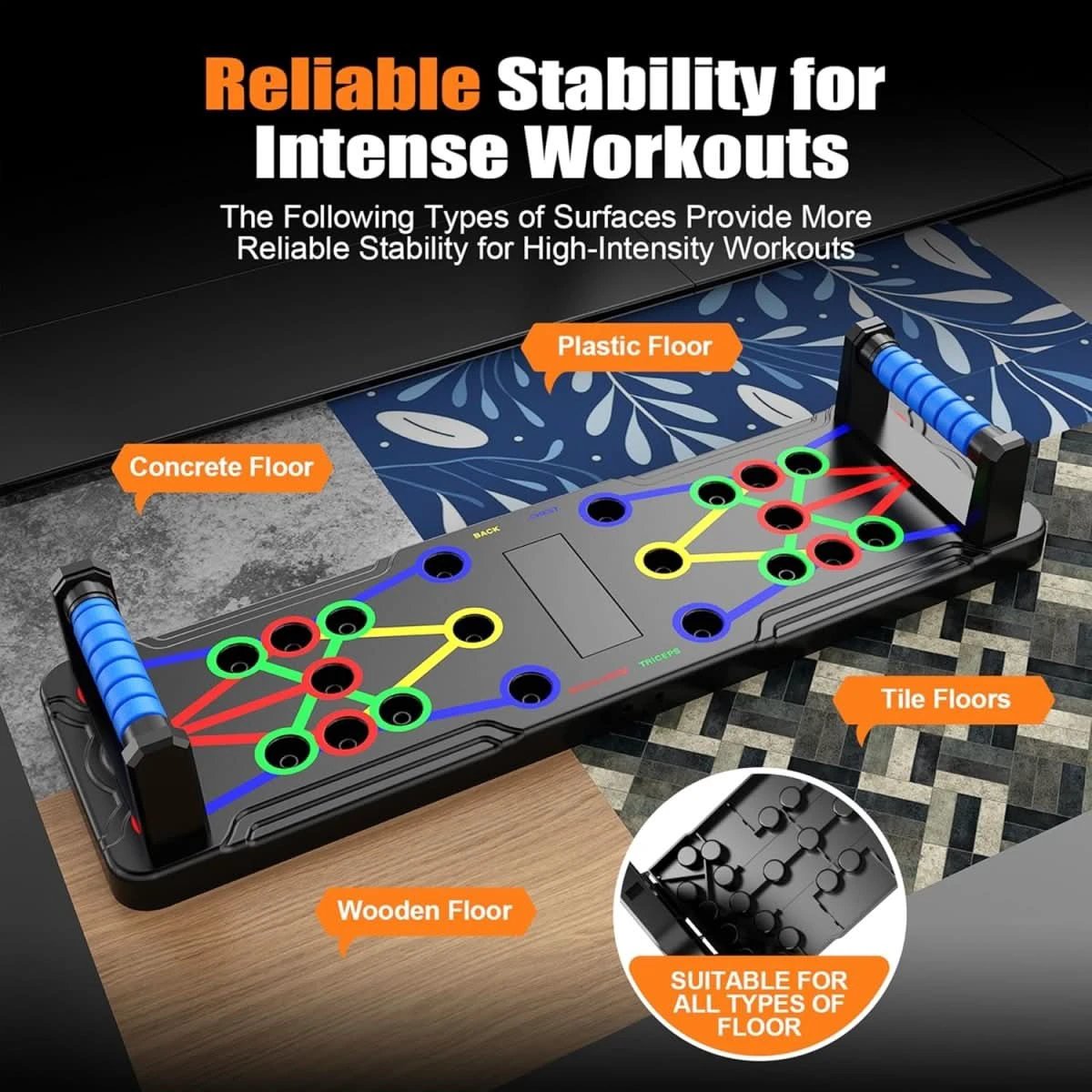 PowerFlex – Training board for targeted muscle building of chest & shoulders by BowLift