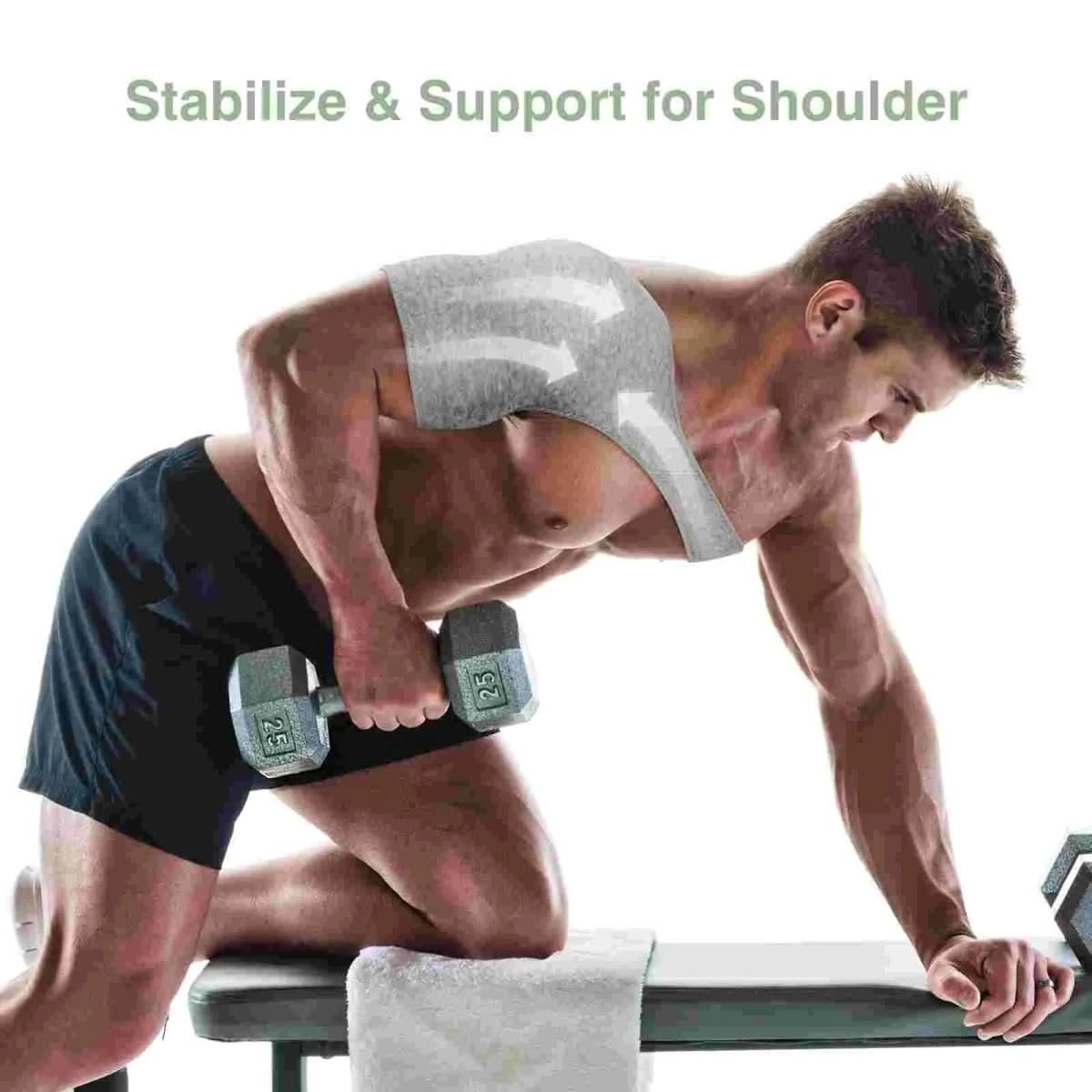 Adjustable shoulder support with ergonomic fitness pads by BowLift