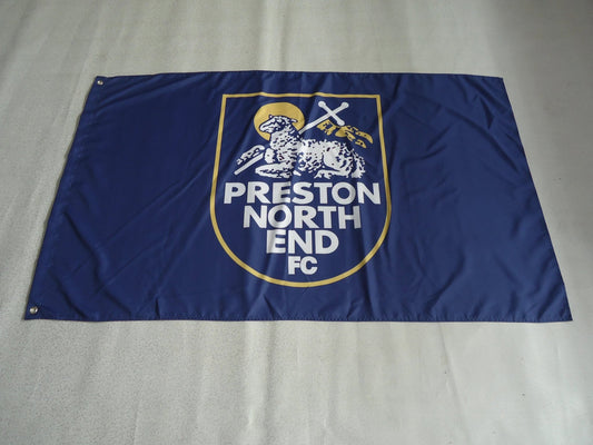 Custom Preston North End Football Club Flag- PNE FC flag 3x5ft Banner-100% polyester by flagsshop
