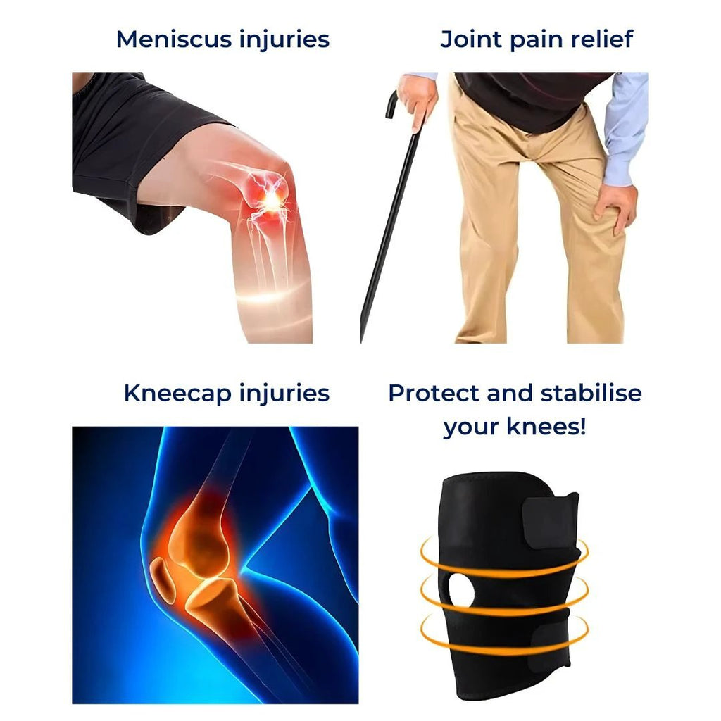 ProFlex Knee Support with Adjustable Compression | for Pain Relief - Injury Recovery - Arthritis and Sports Stability Bowlift by Bowlift