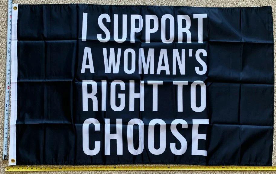 Pro Women Pro Choice Flag My Body Women's Rights B USA Sign 3x5' by flagsjustdoit