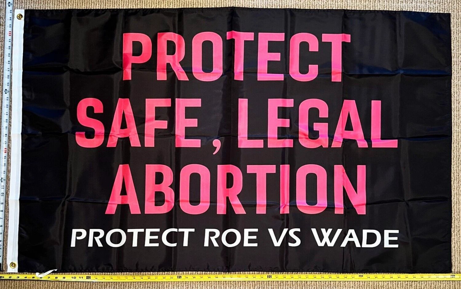 Pro Women Pro Choice Flag Protect Abortion Rights B USA Sign 3x5' by flagsjustdoit