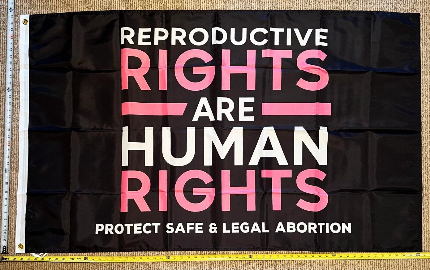 Pro Women Pro Choice Flag Rep Women's Human Rights USA Sign 3x5' by flagsjustdoit