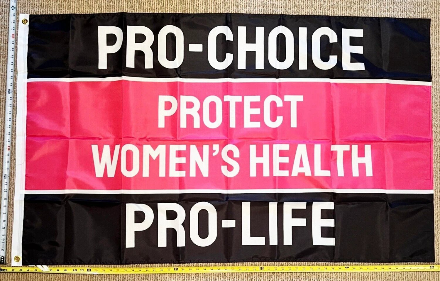 Pro Women Pro Choice Flag Woman's Human Rights Pro C USA Sign 3x5' by flagsjustdoit