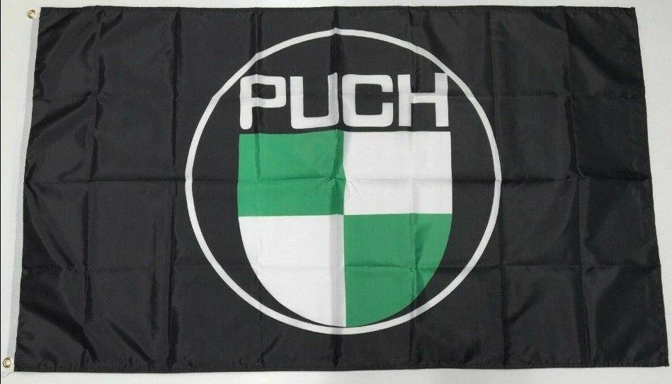 Puch Banner Flag - Car Bike Scooter Motorbike 500 Cycle Bike Austria Man Cave 3x5ft by flagsjustdoit