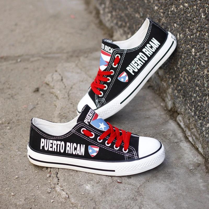 Puerto Rican Canvas Sneakers Shoes For Men Women Fans by Crocs