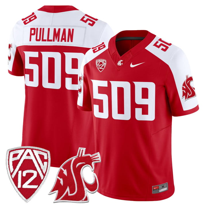 Pullman Jersey #509 Washington State Cougars 2025 Vapor Limited Stitched by My Store NCAA Football Jerseys