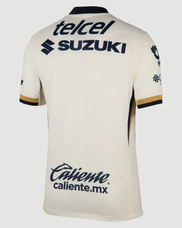 Pumas UNAM 2025-26 U. RIVAS 15 Home Jersey – Blanco by Soccer Jersey