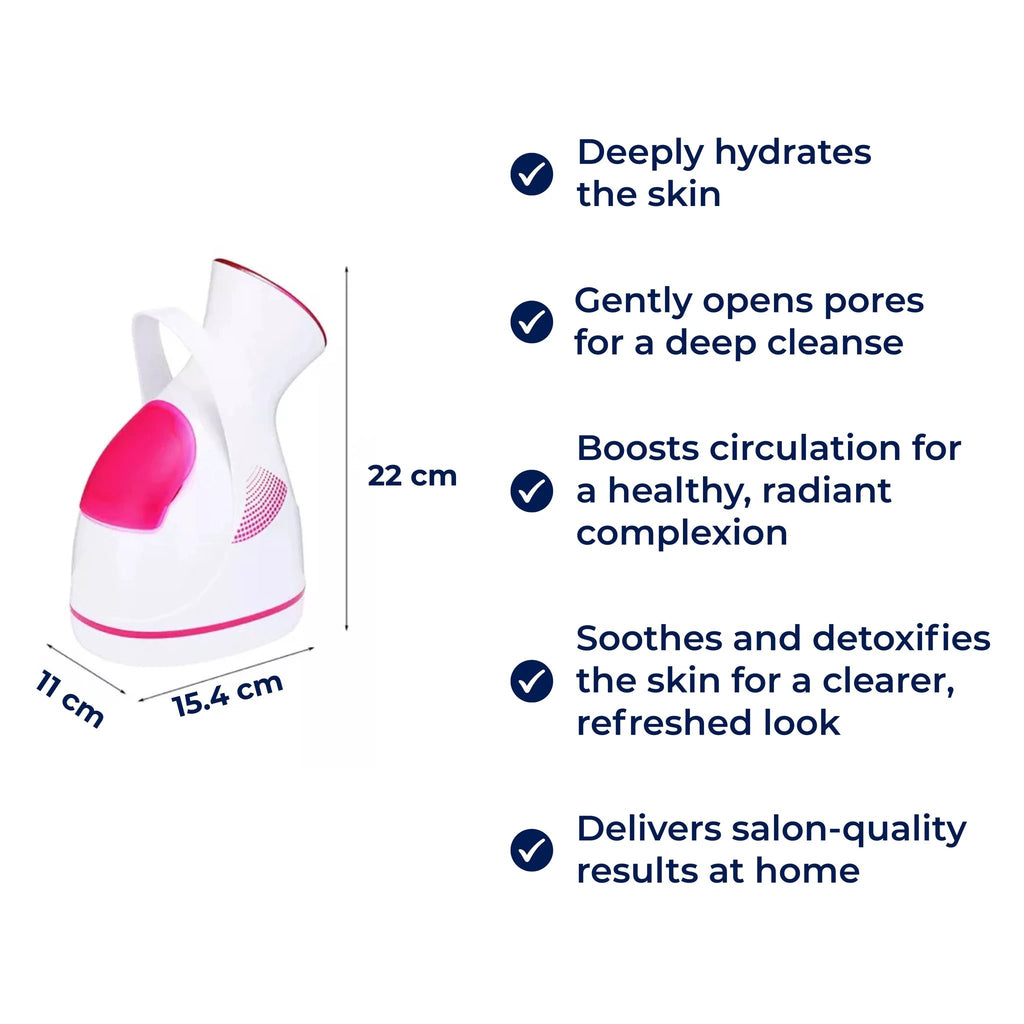 PureGlow | Professional Facial Steamer – Deeply Hydrates, Opens Pores, Boosts Circulation & Soothes Skin – Face Humidifier & Detox Tool Bowlift by Bowlift