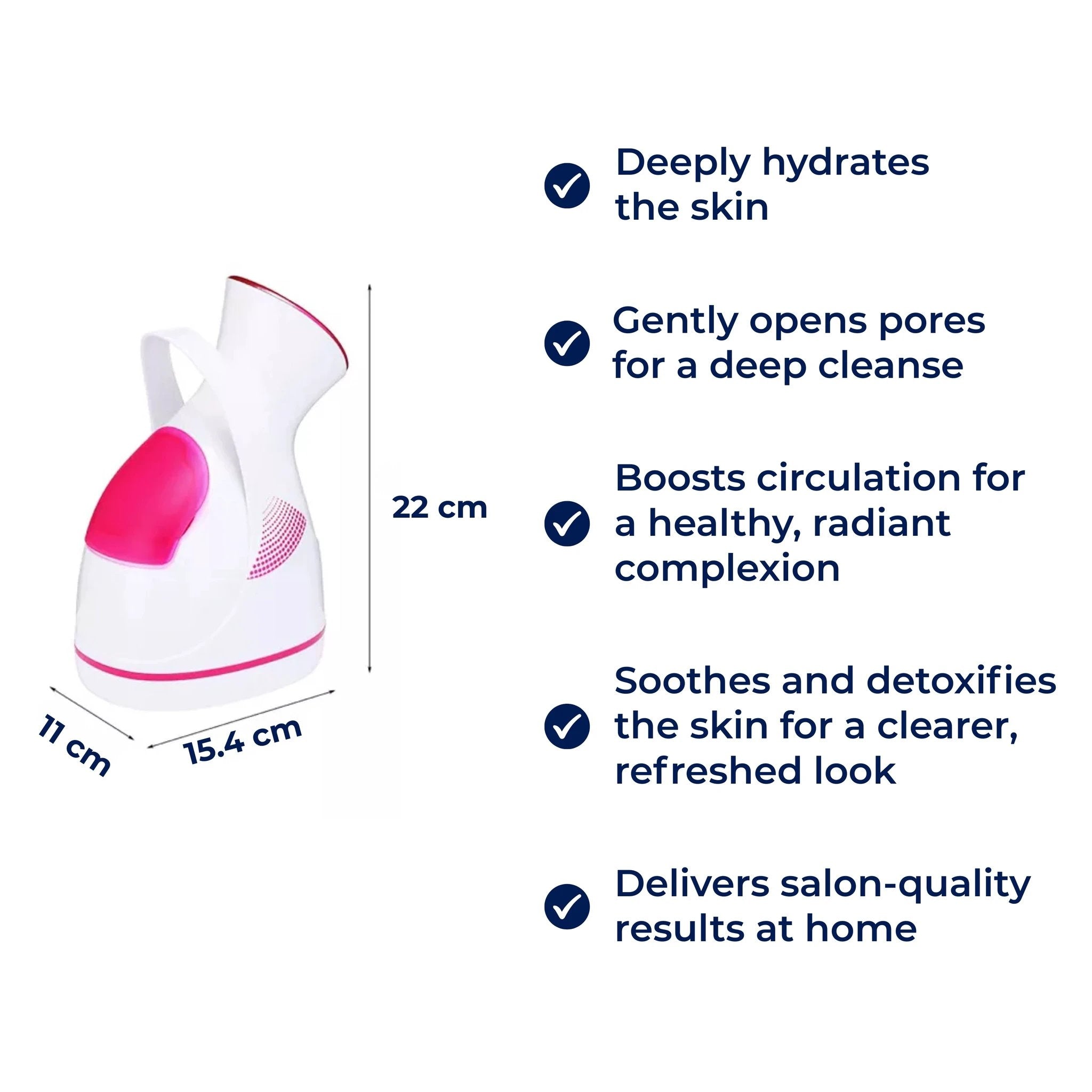 PureGlow | Professional Facial Steamer – Deeply Hydrates, Opens Pores, Boosts Circulation & Soothes Skin – Face Humidifier & Detox Tool Bowlift by Bowlift