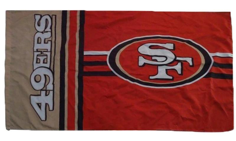 San Francisco 49ers Flag-3x5FT NFL SF 49ers Banner-100% polyester by flagsshop