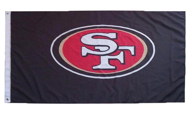 San Francisco 49ers Flag-3x5FT NFL SF 49ers Banner-100% polyester by flagsshop