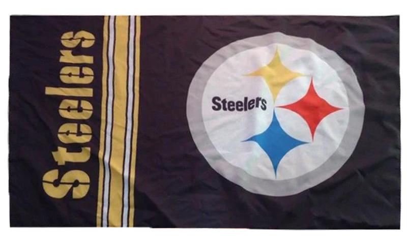 Pittsburgh Steelers Flag-3x5FT NFL the Terrible Towel Flag Banner-100% polyester by flagsshop