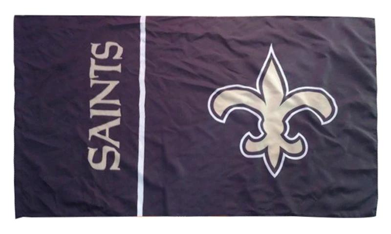 New Orleans Saints Flag-3x5FT NFL Banner-100% polyester- Free shipping for USA by flagsshop