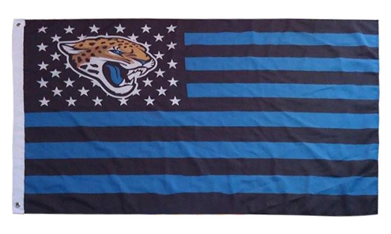 Jacksonville Jaguars Flag-3x5FT NFL super bowl Banner-100% polyester by flagsshop