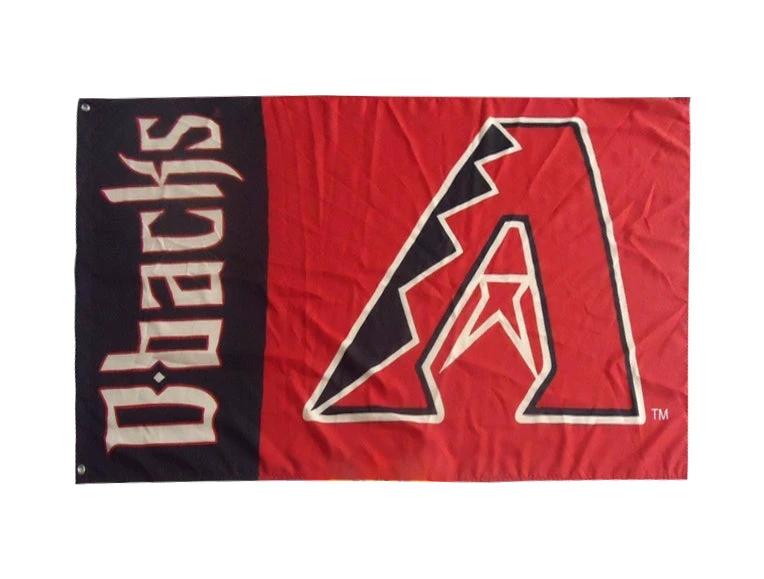 Arizona Diamondbacks Flag-3x5FT Banner-100% polyester by flagsshop