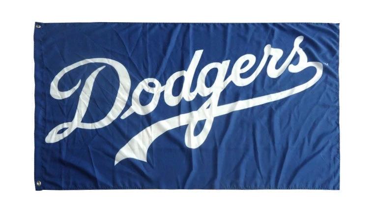 Los Angeles Dodgers Flag-3x5FT Banner-100% polyester by flagsshop