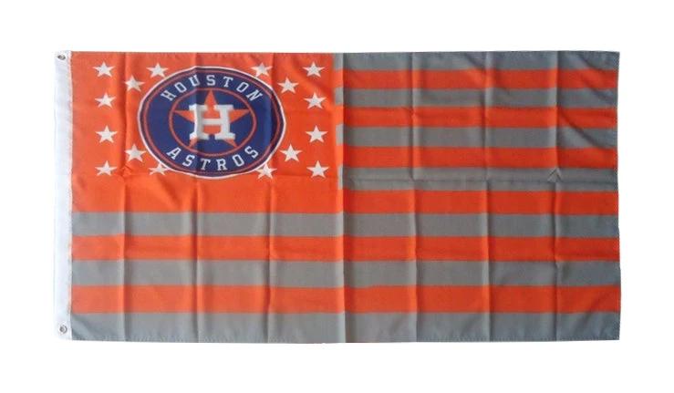 Houston Astros Flag-3x5FT Banner-100% polyester by flagsshop