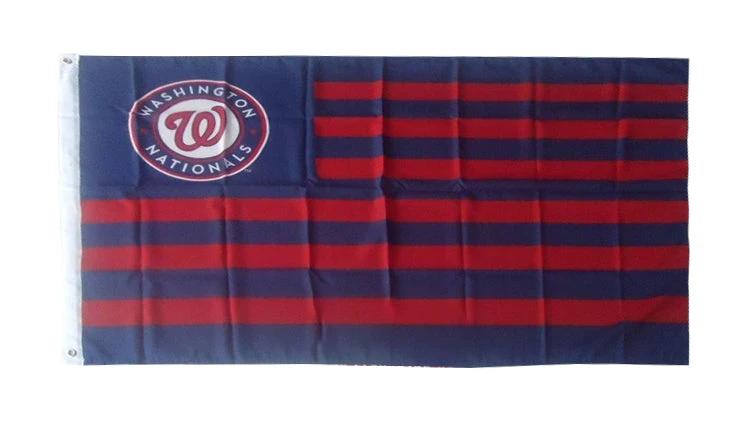 Washington Nationals Flag-3x5FT Banner-100% polyester by flagsshop