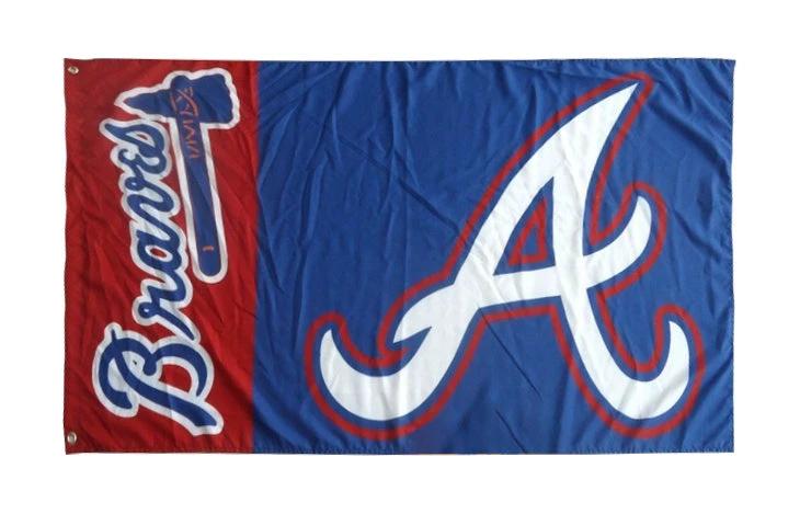 Atlanta Braves Flag-3x5FT Banner-100% polyester by flagsshop