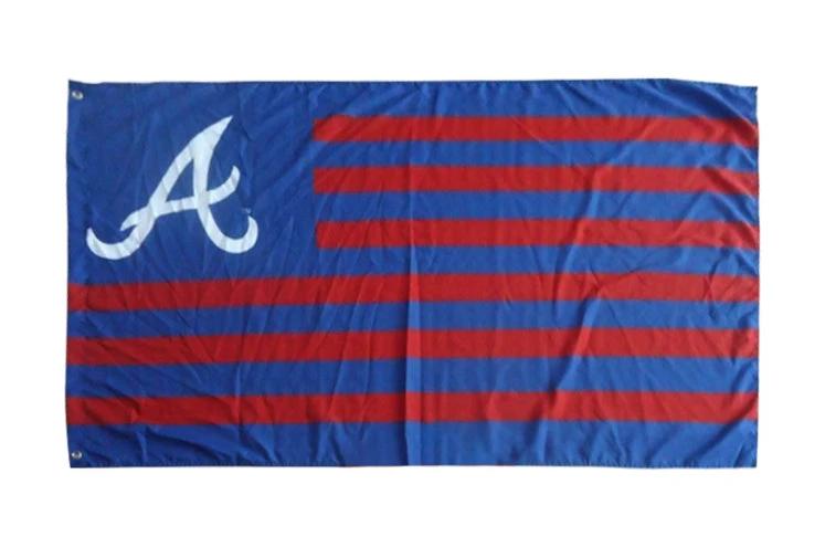Atlanta Braves Flag-3x5FT Banner-100% polyester by flagsshop