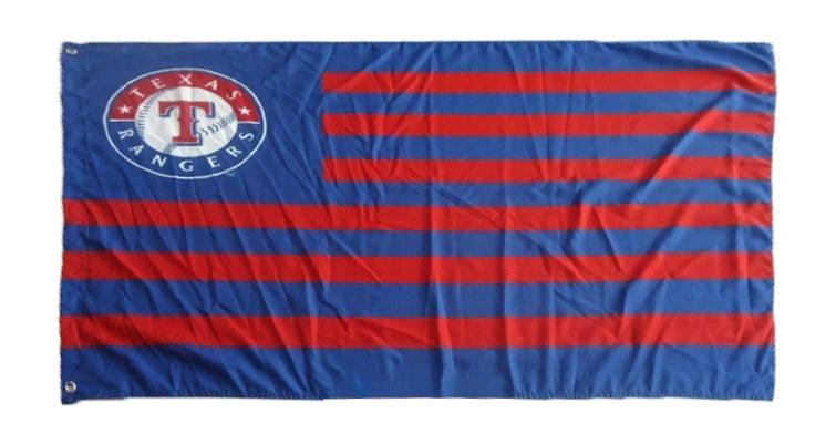 Texas Rangers Flag-3x5FT Banner-100% polyester by flagsshop