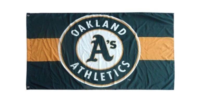 Oakland Athletics Flag-3x5FT Banner-100% polyester by flagsshop