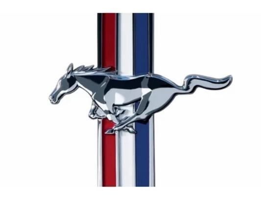 Custom Ford Mustang Flag-3x5 Banner-100% polyester-Vertical banner and 2 gromments on the top by flagsshop