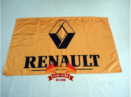 Renault Flag-3x5ft Banner-100% polyester by flagsshop